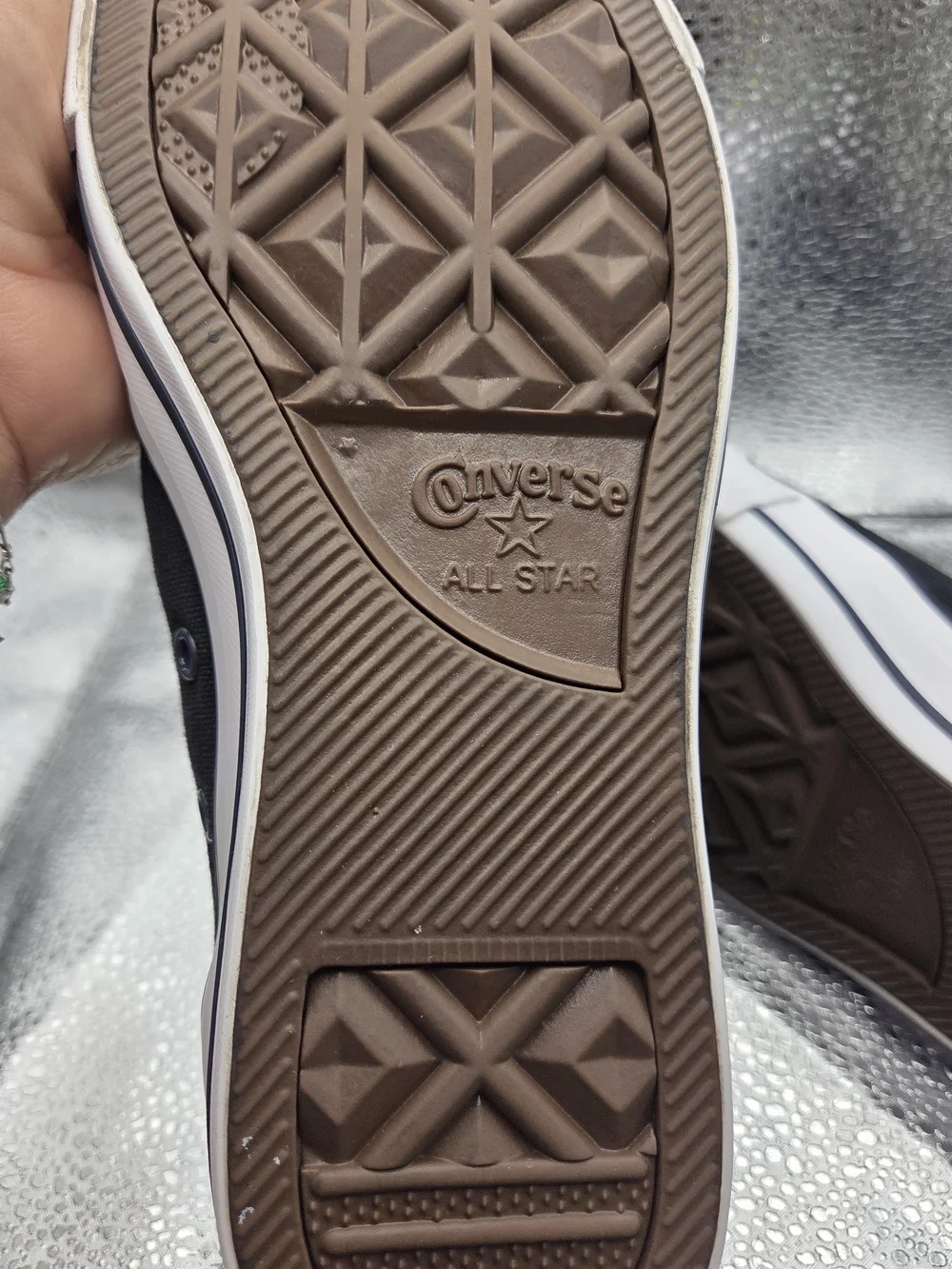 Men's High-Top Athletic Sneakers in Navy and White